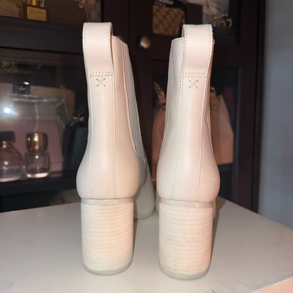 Rag & Bone Astra Chelsea Boot in White Leather - Picture 4 of 7